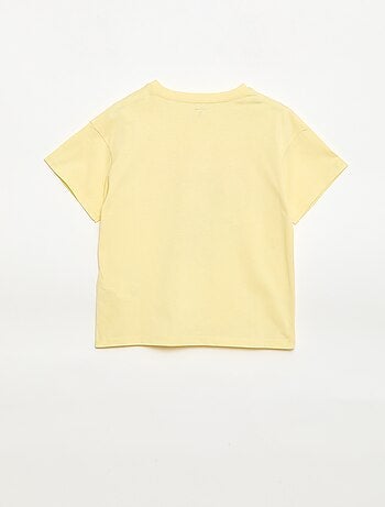 T-shirt 'Disney' 'Mickey' in cotone tinta unita