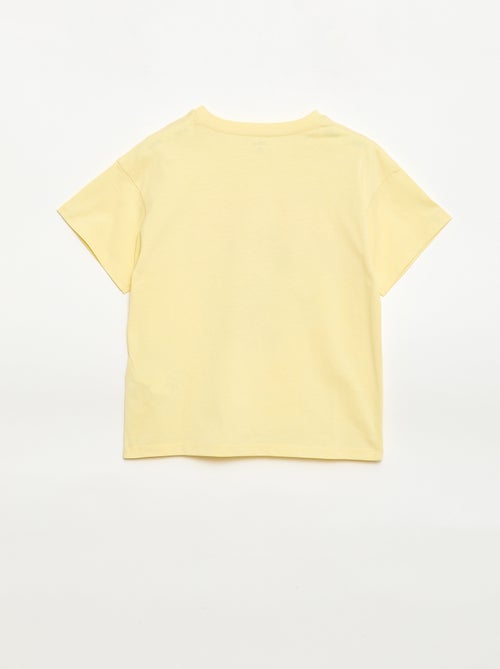 T-shirt 'Disney' 'Mickey' in cotone tinta unita - Kiabi