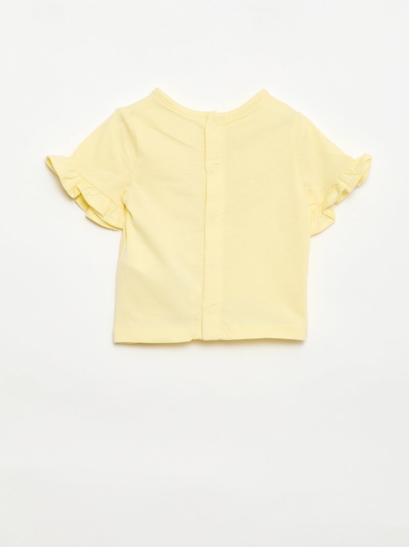 T-shirt 'Disney' 'Minnie' a maniche corte Giallo - Kiabi