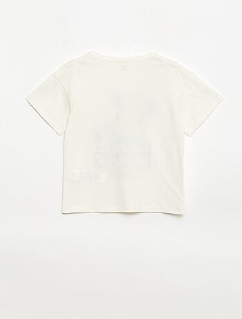 T-shirt 'Disney' 'Mickey' in cotone tinta unita