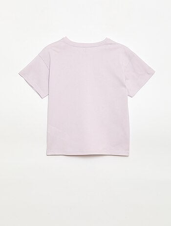 T-shirt 'Disney' 'Mickey' in cotone tinta unita