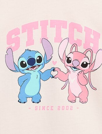T-shirt 'Disney' 'Stitch' a maniche corte