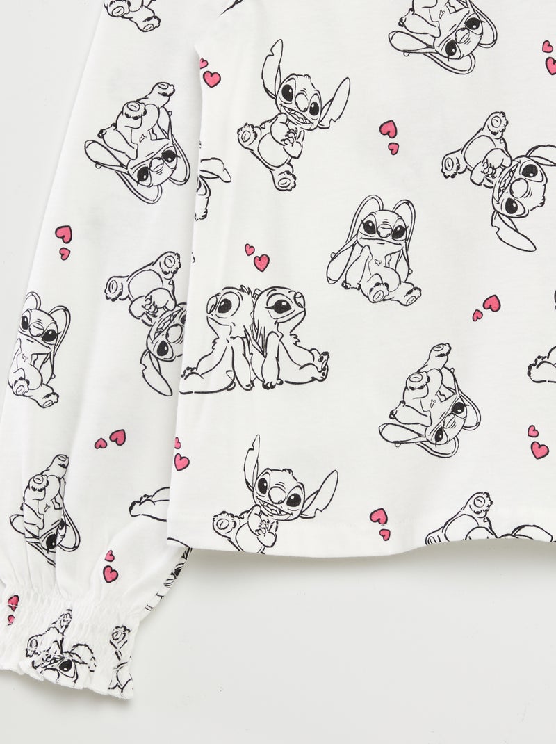 T-shirt 'Disney' 'Stitch' BIANCO - Kiabi