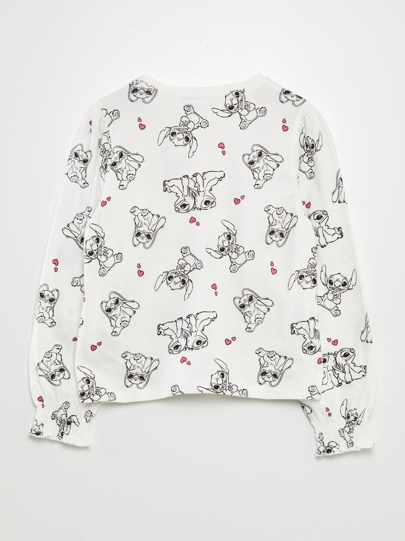 T-shirt 'Disney' 'Stitch' BIANCO - Kiabi