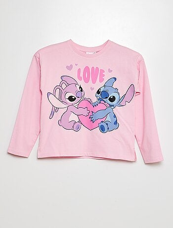 T-shirt 'Disney' 'Stitch' maniche lunghe