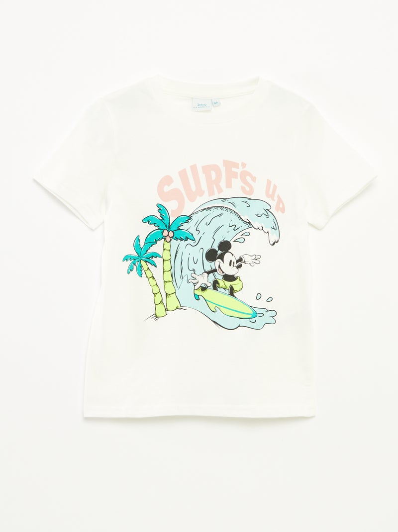 T-shirt 'Disney' 'Topolino' a maniche corte BIANCO - Kiabi