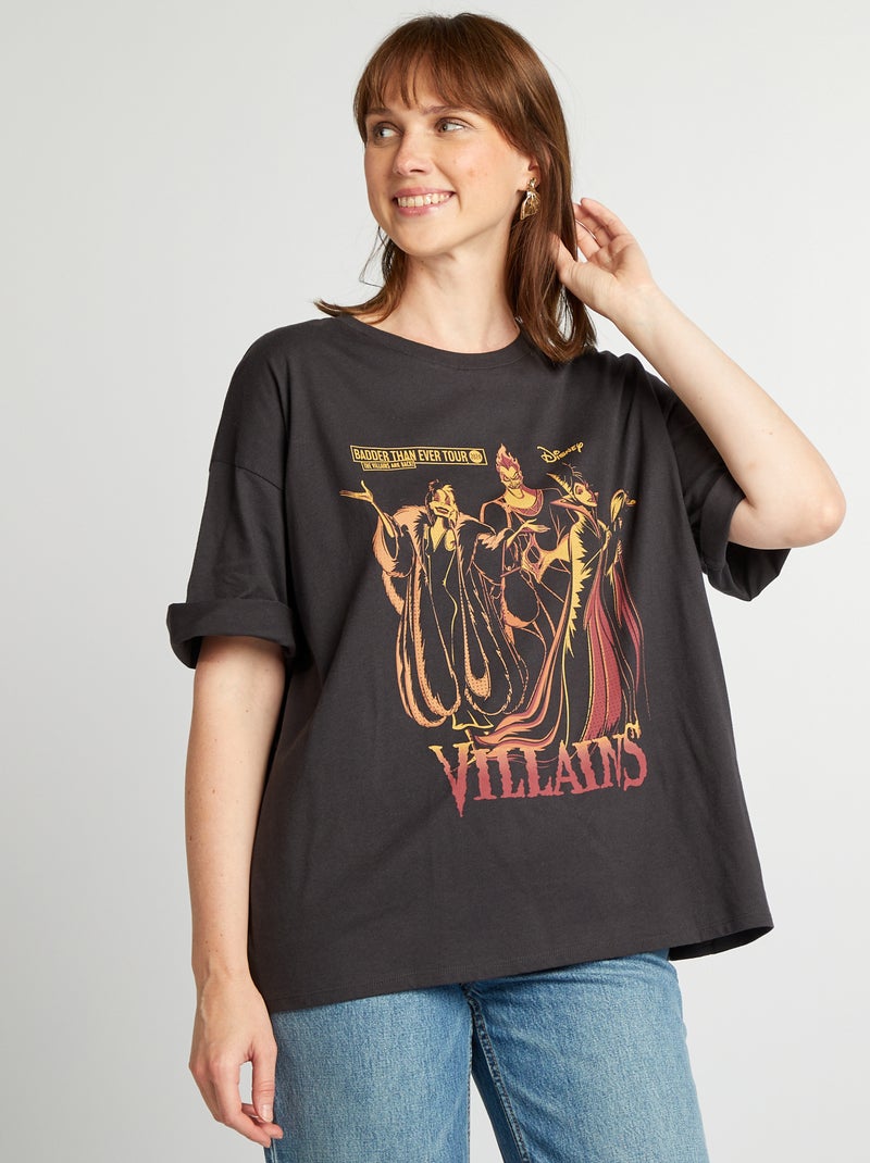 T-shirt 'Disney' 'Villains' a maniche corte NERO - Kiabi