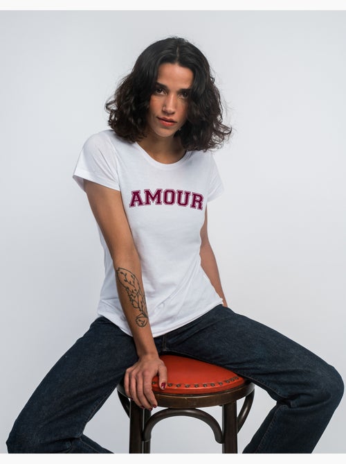 T-shirt Donna - AMOUR TYPO USA - Kiabi