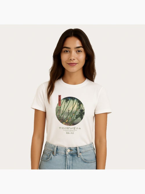 T-shirt Donna - APOH HOKUSAI FUJI BAMBOO - Kiabi