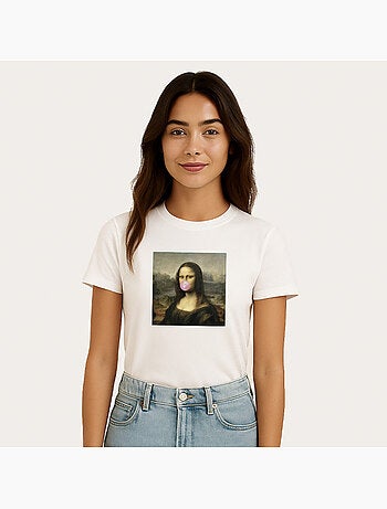 T-shirt Donna - APOH MONA LISA BUBBLE
