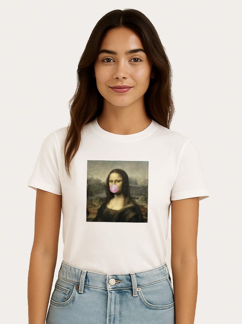 T-shirt Donna - APOH MONA LISA BUBBLE - Kiabi