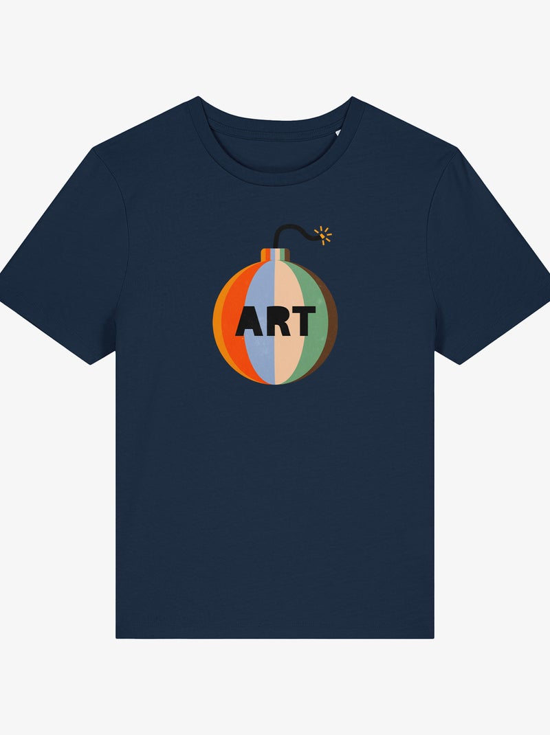 T-shirt Donna - ART BOMB Blu marino - Kiabi