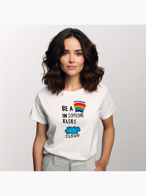 T-shirt Donna - BE A RAINBOW - Kiabi