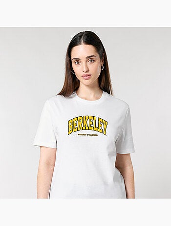 T-shirt Donna - BERKELEY UNIVERSITY YELLOW