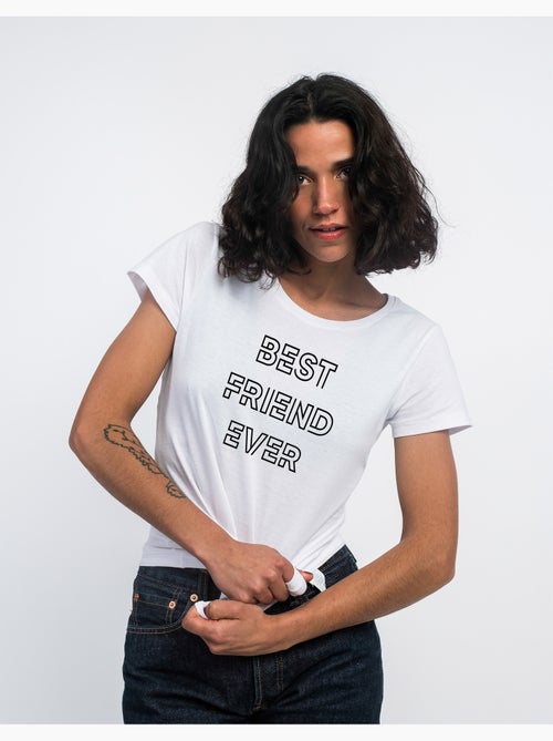 T-shirt Donna - BEST FRIEND EVER - Kiabi