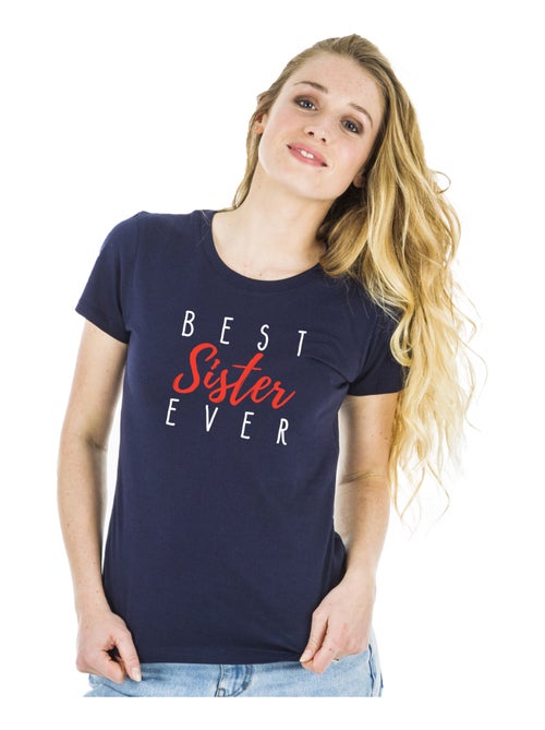 T-shirt Donna - BEST SISTER EVER - Kiabi