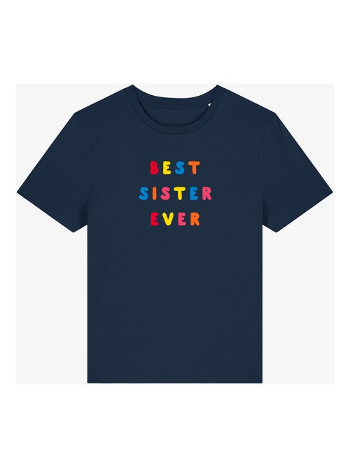 T-shirt Donna - BEST SISTER EVER COLORÉE WAF - Kiabi