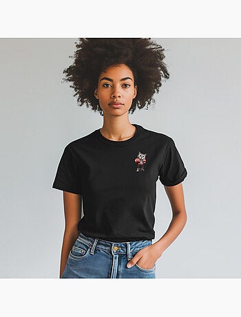 T-shirt Donna - BOXING CAT CŒUR
