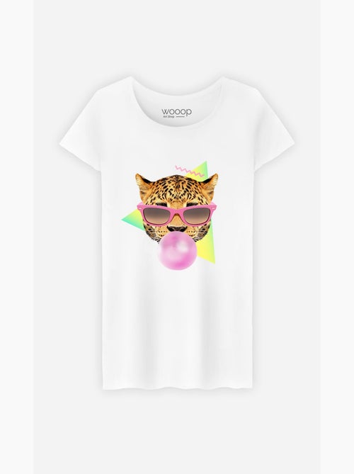 T-shirt Donna - BUBBLE GUM LEO - Kiabi