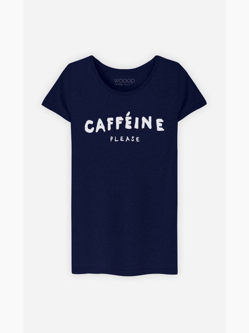 T-shirt Donna - CAFFEINE PLEASE - Kiabi
