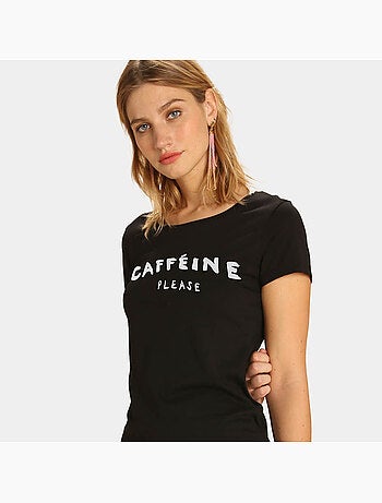 T-shirt Donna - CAFFEINE PLEASE