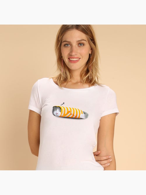 T-shirt Donna - CAT IN THE PAPER - Kiabi