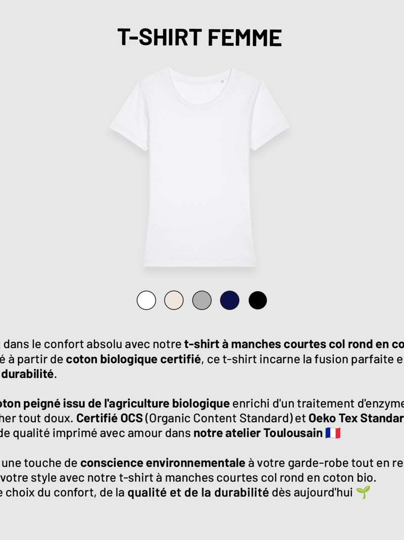 T-shirt Donna - CAT IN THE POCKET Blu marino - Kiabi