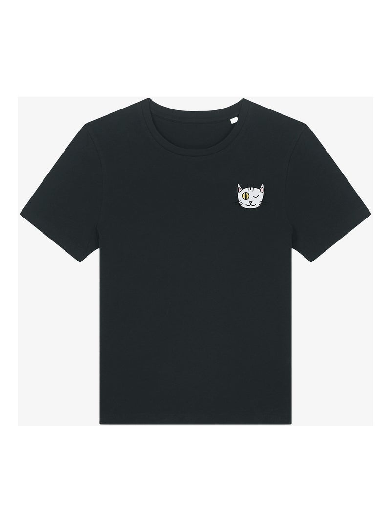T-shirt Donna - CHAT CLIN DOEIL CŒUR Nero - Kiabi