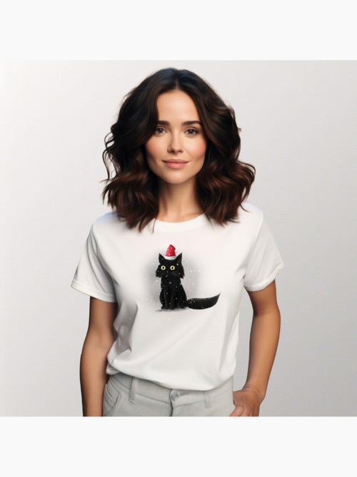 T-shirt Donna - CHRISTMAS CAT - Kiabi
