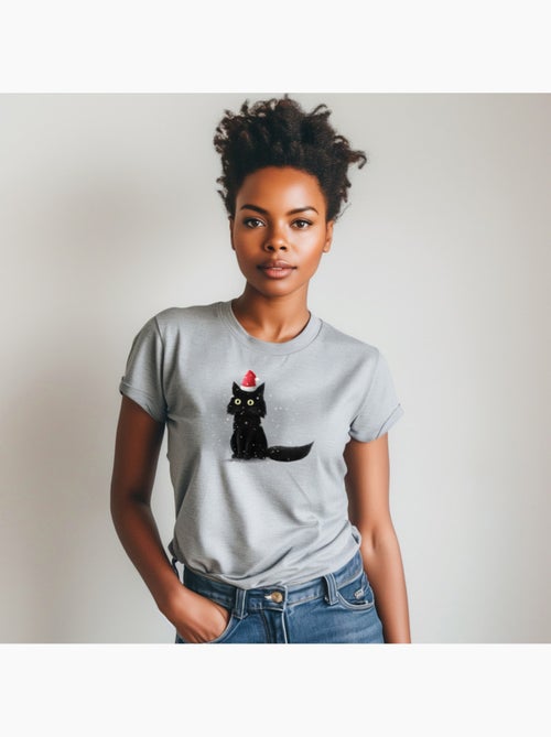 T-shirt Donna - CHRISTMAS CAT - Kiabi