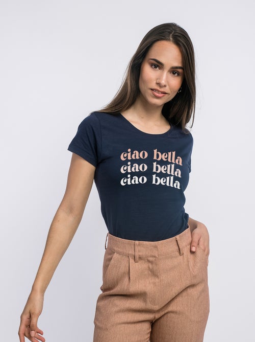 T-shirt Donna - CIAO BELLA - Kiabi