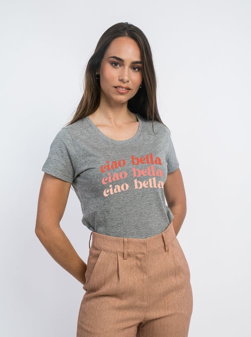 T-shirt Donna - CIAO BELLA - Kiabi