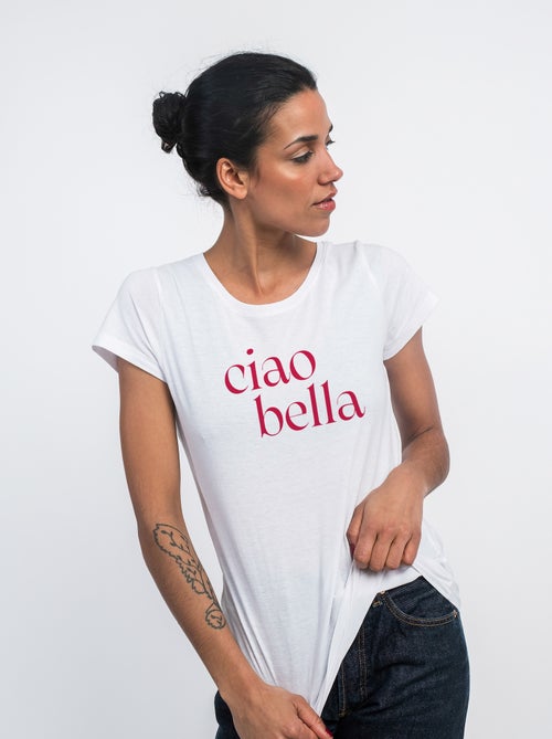 T-shirt Donna - CIAO BELLA MPT - Kiabi