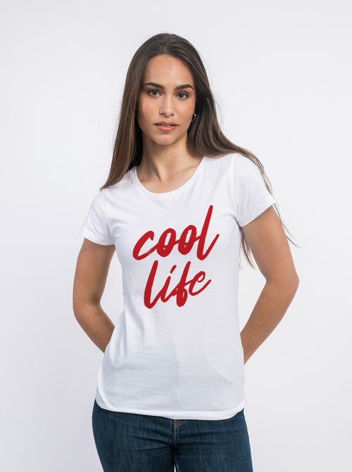 T-shirt Donna - COOL LIFE WAF - Kiabi