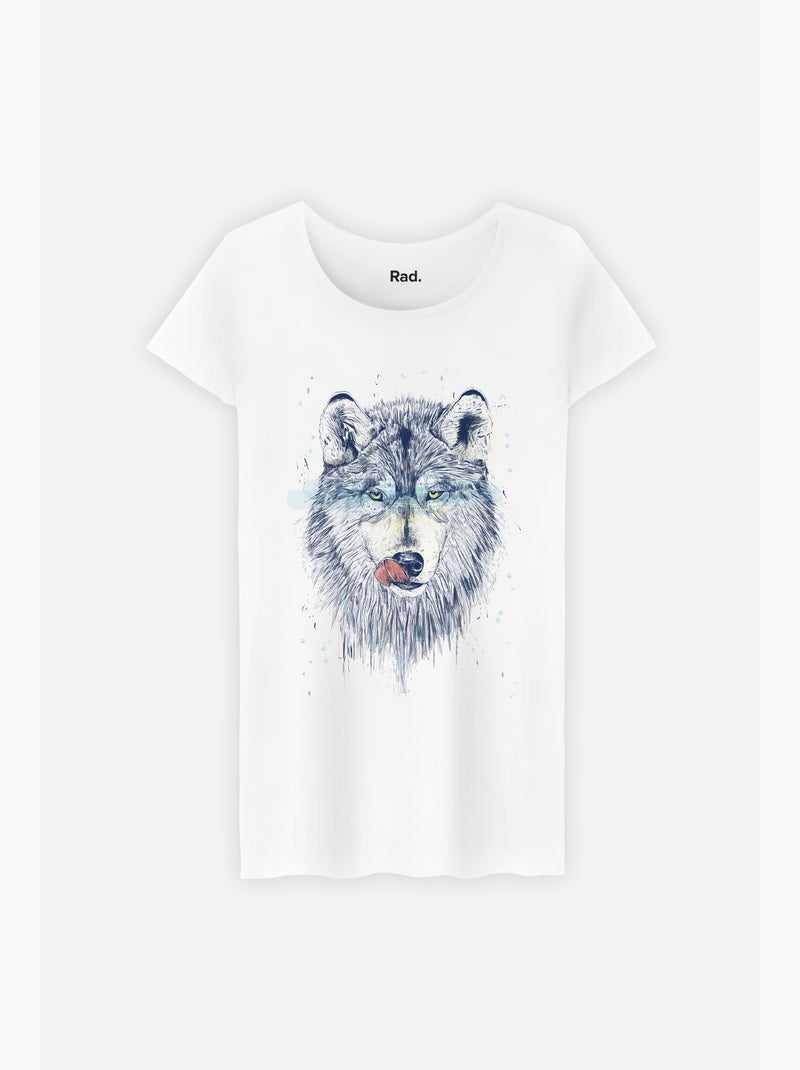 T-shirt Donna - DINNER TIME Bianco - Kiabi