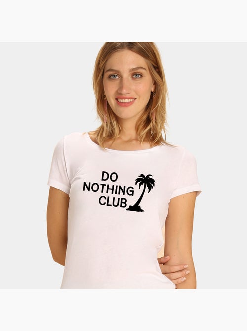 T-shirt Donna - DO NOTHING CLUB - Kiabi