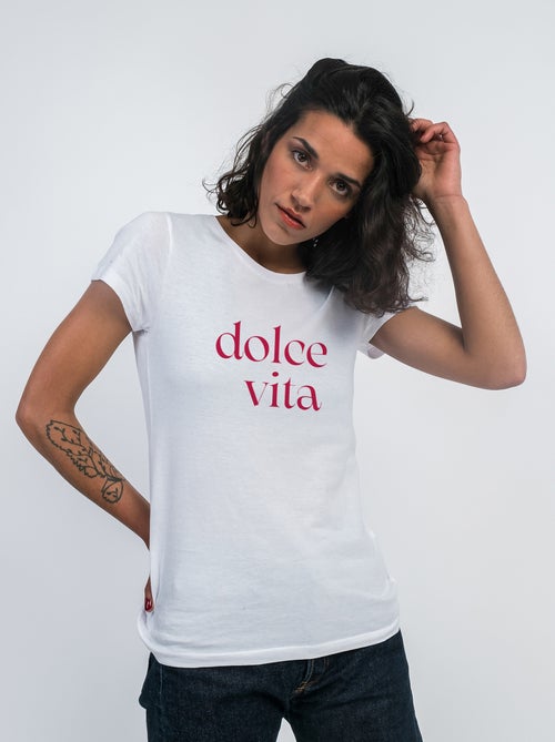 T-shirt Donna - DOLCE VITA ROUGE - Kiabi