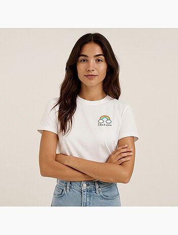 T-shirt Donna - DONT CARE CŒUR
