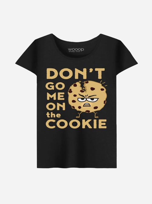 T-shirt Donna - DON'T GO ME ON THE COOKIE - Kiabi