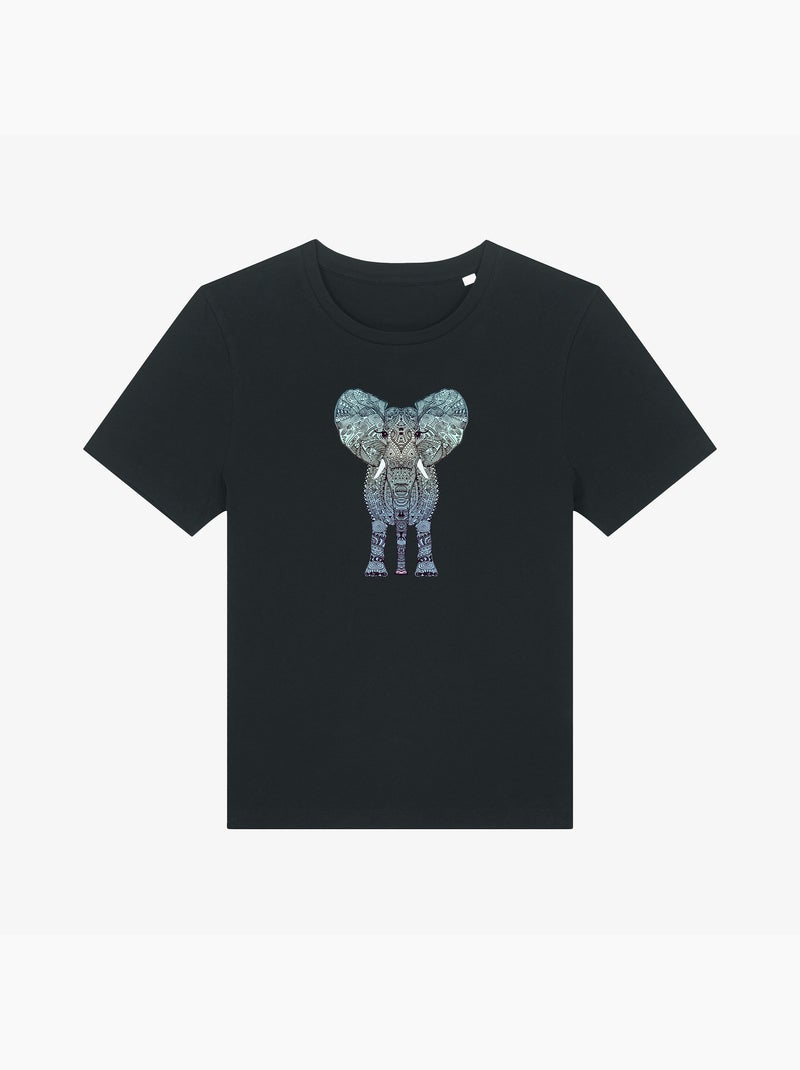 T-shirt Donna - ELEPHANT MINT Nero - Kiabi