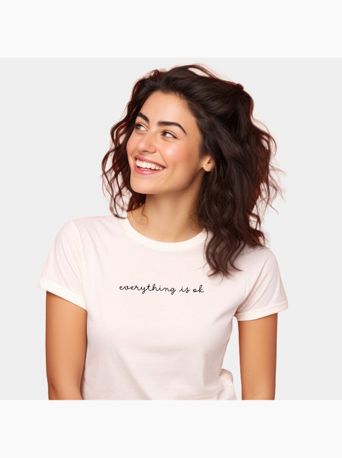T-shirt Donna - EVERYTHING IS OK - Kiabi