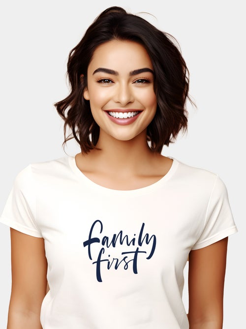 T-shirt Donna - FAMILY FIRST - Kiabi