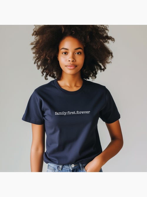 T-shirt Donna - FAMILY FIRST FOREVER - Kiabi