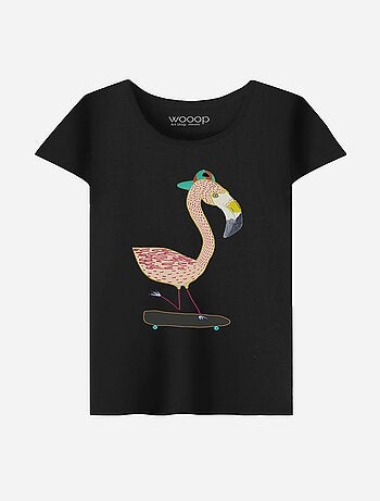 T-shirt Donna - FLAMINGO SKATER