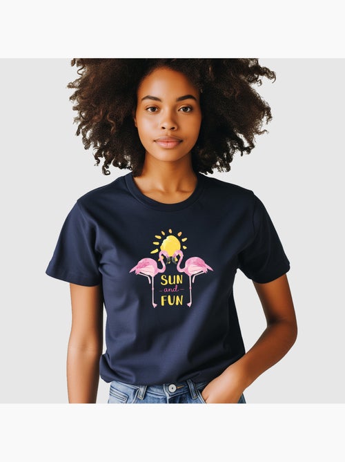T-shirt Donna - FLAMINGO-SUN-AND-FUN - Kiabi