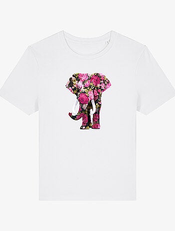 T-shirt Donna - FLORAL ELEPHANT