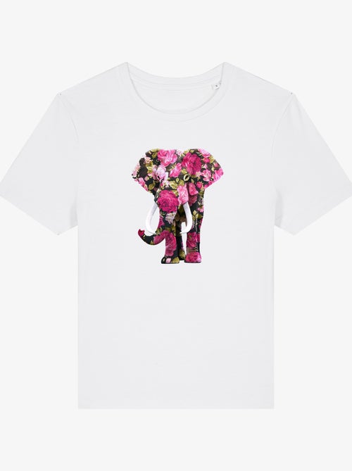T-shirt Donna - FLORAL ELEPHANT - Kiabi