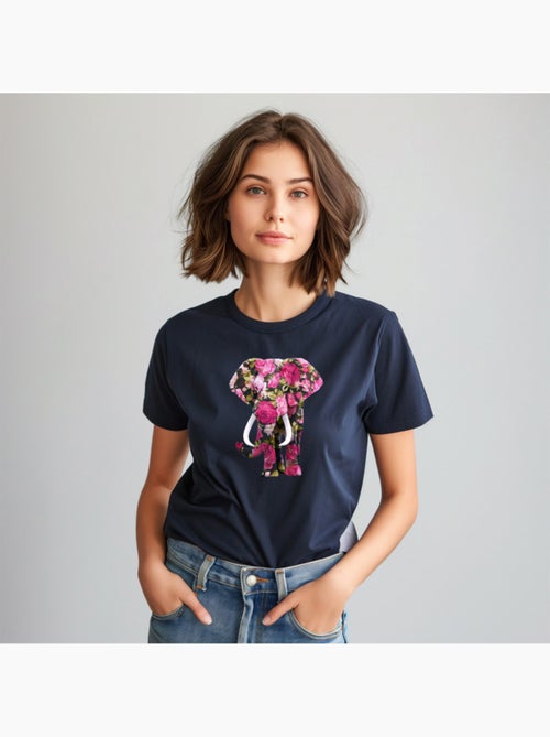 T-shirt Donna - FLORAL ELEPHANT - Kiabi