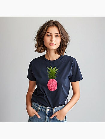 T-shirt Donna - FLORAL PINEAPPLE