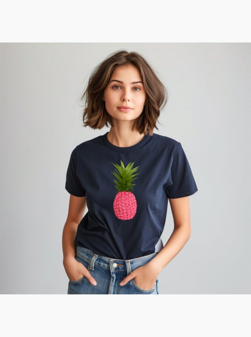 T-shirt Donna - FLORAL PINEAPPLE - Kiabi